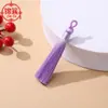 Borlas de nó chinês, borlas de seda, pingentes para sachês DIY, borlas curtas e grossas, borlas com laço puramente feitas à mão, atacado