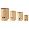 Saco de Armazenamento de Papel Kraft Lavável para Casa, Geladeira, Janela, Adereços, Impermeável, Resistente a Rasgos, Embalagem de Armazenamento para Vaso de Flores