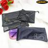 Bolsa para Gafas Color Mixto Patrón de Letras y Dibujos Animados Bolsillo con Cuerda Bolsas de Almacenamiento para Gafas de Miopía, Gafas de Sol, Joyería y Otros para Hombres y Mujeres
