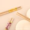 Palillos de Bambú para Uso en Casa, Palillos Desechables de Alta Gama, Palillos de Bambú Natural para Compartir la Comida Familiar, Cinco Colores, Anti-Bacterianos y a Prueba de Moho de Alta Gama