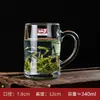 Taza de Té Espesa Resistente a Altas Temperaturas, Vaso para Beber Doméstico, Vaso de Vidrio con Asa, Vaso Transparente para Cerveza, Vaso para Bebidas, Vaso de Agua para Sala de Estar