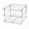 Artefato de Armazenamento de Geladeira Removível Transparente Multicamadas Reposição Automática Gaveta de Extração Rack de Armazenamento de Mesa para Latas de Refrigerante