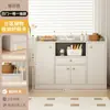 Armario de té, aparador, pequeño mueble integrado de pared, armario de almacenamiento, mesita lateral para sala de estar, vitrina, mueble bajo, mueble de pie, armario de almacenamiento