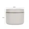 Panela Térmica Redonda de Aço Inoxidável 304 Copo para Arroz Sopa Tigela de Sopa Almoço Isolado Espessado Caixa Bento Conjunto de Tigelas de Arroz
