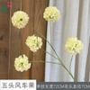 Molino de Viento de Cinco Cabezas Fruta Hortensia Decoración Interior de Hotel Ramo Flores Artificiales Estudio Fotográfico Arreglo Fotográfico Flores Artificiales