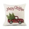 Nova Fronha de Almofada de Natal Capa de Almofada de Carro Capa de Almofada de Sofá Fronha de Almofada Impressão Casa Amazon