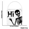 Nueva Bolsa de Tote para Halloween Bolsa Divertida de Calabaza Fantasma Bolsa de Dulces Decoración de Fiesta del Festival de Fantasmas para Niños Bolsa de Dulces de Fieltro
