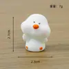 Paisaje en Miniatura Dibujos Animados Lindo Pollito Amarillo Adorno de Resina Accesorios para Suculentas Decoración de Escritorio de Coche