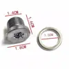 Aplicável ao parafuso de drenagem do cárter de óleo do motor Volkswagen Audi arruela de alumínio oco N0138157 N91167901