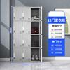 Armario de acero inoxidable 304 para personal, vestuario de dormitorio, taller de purificación libre de polvo, fábrica, armario multi-puerta multi-compartimento