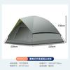 Tienda de campaña para camping 5-6 personas impermeable protector solar exterior tienda de selva doble espacio grande camping parque tienda al por mayor