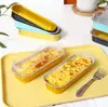 Caja de Papel de Aluminio para Durian a la Parrilla con Queso Batata Horneada Pasta de Taro Maíz Pan de Sushi Caja Rectangular de Horneado Empaque Caja de Papel de Aluminio