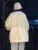 Sudadera Ins de Color Sólido sin Capucha con Cuello Redondo para Mujer Primavera y Otoño Oversize Abrigo Delgado Estilo Coreano Moda Holgada Top Perezoso