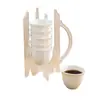 Venta Directa de Fábrica Taza de Café de Cerámica a Juego con Borde Dorado Galvanizado Borde Plateado Taza de Cerámica Taza de Té para la Tarde Taza de Agua