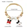 Europeo y Americano Transfronterizo Más Vendido Dibujos Animados Lindo Ratón Mickey Pulsera de Mickey Regalo para Niños Joyería al por Mayor