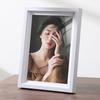 Conjunto de moldura de madeira maciça para fotos, mesa, moldura vazia de alto nível, impressão de fotos personalizadas, faça você mesmo, tamanho grande, combinação para pendurar na parede, pêndulo de 6 polegadas