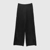 Explosiones de Primavera 2025 Nuevos Pantalones de Pierna Ancha Jacquard Hueco de Lana de Seda de Mora de Australia para Mujer Pantalones Elegantes Elegantes de Punto de Pierna Recta
