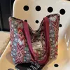 Bolsa de Gran Capacidad Estilo Étnico para Mujer 2026 Nueva Tendencia Moda Bolso Tote para Mujer Bolso de Hombro Versátil de Nicho para Mujer