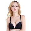 Comércio exterior transfronteiriço sexy push up sutiã japonês simples fivela frontal fina sem anel de aço popular cueca brilhante
