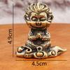 Latão Preto Mito Wukong Ouro Aro Vara Decoração Criativa Deus da Guerra Buda Zodíaco Macaco Xiangyun Wukong Artesanato