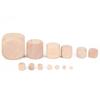 Dado de flor de loto de madera tamiz de agua 1cm-3cm-8cm dado creativo pintado a mano DIY bloque cuadrado juguete