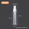 Botella Atomizadora Pequeña de Plástico Transparente para Mascotas 30ml 50ml 100ml Botella Atomizadora Botella Rellenable para Maquillaje Perfume