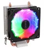 Disipador de CPU efecto lámpara luminosa Soporte de ventilador de CPU 1155/1156/775 ventilador de computadora de escritorio