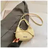 Bolsa de Mão Tendência com Laço para Mulheres, Estilo Coreano Nicho Versátil Bolsa Nuvem, Bolsa de Ombro Transversal Fashion