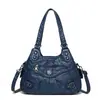 Bolso de mujer transfronterizo nuevo, bolso de hombro retro europeo y americano, bolso de cuero suave de nicho de moda, Beso de Ángel
