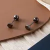 Novos Brincos de Parafuso Geométricos Pentagonais, Mini, Compactos, Simples, Versáteis, Brincos de Luxo