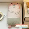 Almohada de algodón puro de dibujos animados con relleno de cáscara de trigo sarraceno, almohada de algodón para la siesta para jardín de infantes, almohada para bebé con funda de almohada absorbente de sudor y extraíble lavable