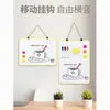 Quadro Branco Pequeno, Quadro Negro Pequeno, Quadro de Mesa para Ensinar, Quadro de Escrita, Quadro de Desenho, Bloco de Notas Magnético Infantil, Pode Ser Pendurado, Magnético e Apagável