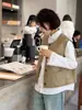 Chaleco Corto de Cuero Sintético con Cuello Redondo Estilo Coreano para Mujer, Nuevo Versátil Ajustado sin Mangas para Figuras Menudas, Tendencia 2026 Primavera