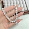 Colar de Pérola de Água Doce Natural Moda Feminina Simples High-end Nicho Luxo Leve Doce Fofo Elegante Corrente Clavicular Versátil