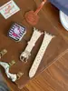 Patrón de Cuadros de Lunares Hebilla Metálica Correa de Cuero Adecuado para Apple Watch iWatch 12ª Generación 11/10