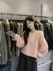 Solo Hogar VI+2026 Otoño/Invierno Estilo Coreano Temperamento Sencillo Diseño Engrosado Sentido de Diseño de un Hombro Suéter Cálido para Mujer 99695