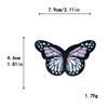 Bordado por Computadora Mariposa Colorida Transfronterizo Más Vendido Parches Mixtos de Mariposas para Chaquetas Abrigadoras Parches de Bordado Hechos a Mano para DIY