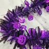 Halloween Party Supplies Abóbora Cor Strip Decoração Pingente Cor 2m Cor Tira Halloween Decoração Bat Tits