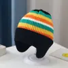 Gorro para Bebé Otoño e Invierno Lindo Beret de Lana con Orejas de Gato Estilo Coreano Versátil Gorro Tejido para Niños y Niñas Bebé Moderno