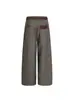 Pantalones Casuales de Pana a Cuadros Vintage Retro Plisados para Hombres y Mujeres, Novedad de Otoño, Holgados de Pierna Ancha, con Caída Vintage, de Moda