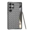 Capa de Celular com Padrão Trançado Tudo Incluído Adequada para Samsung S26Ultra Tendência S25Plus Capa Protetora com Resfriamento S25 Anti-Queda