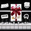 Adesivos para Festival de Música de Fornecimento Transfronteiriço Adesivos de Desenho Animado para Crianças Decoração de Festa de Presente Adesivos de Instrumentos Musicais à Prova d'Água