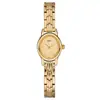 Reloj Mia Vintage Pequeño Dorado Frijol Cuarzo Versátil Ins Estilo Hong Kong Pulsera Retro Reloj para Mujer Moda Transfronteriza Artículo Caliente de Comercio Exterior