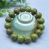 Pulsera Verde Colza Turquesa Optimizada Alambre Negro Malla de Hilo Suelto Flor Redonda Perla Redonda Círculo Único Cuerdas para Mano de Hombre y Mujer Suministro para Puestos Venta al por Mayor