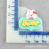 Sanrio saco de escola dos desenhos animados acessórios de resina carta marca creme cola caso de telefone material DIY buraco sapatos fivela decoração
