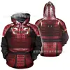 Comercio Exterior Popular Espíritu Samurai Japonés Sudadera con Capucha Estampado Digital 3D Ropa de Cosplay Periféricos Venta Directa de Fábrica