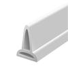 Barrera de agua para inodoro, barrera de agua para baño, ducha, encimera de silicona, barrera de agua autoadhesiva para inodoro