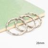 Acessórios Chaveiro de Metal Especial de 25mm 30 Chaveiros Aço Inoxidável Ouro Rosa DIY Joias Atacado