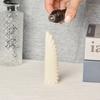 Sanxin Molde de Silicona para Vela de Aromaterapia de Cuerno de Toro Grande, DIY Hecho a Mano, Juego de Velas, Abrasivos de Silicona