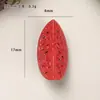 Accesorios de resina DIY de dibujos animados, 5 tipos de clips para el pelo de pegamento de crema de frutas cortados por la mitad, hebillas para zapatos, llaveros, colgantes, accesorios